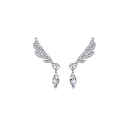 silver 925 earrings angel prasseur jewelry